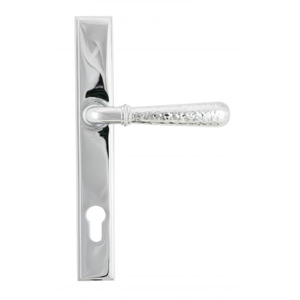From the Anvil Hammered Newbury Slimline Espag. Lock Set - Polished Chrome - (Sold in Pairs)
